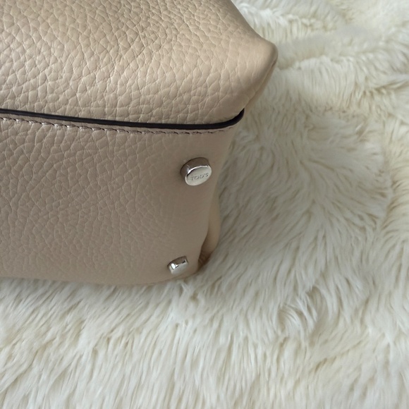 TOD’S APA SACCA Bag in Leather Micro BRAND NEW CREAM COLOR - Picture 5 of 15